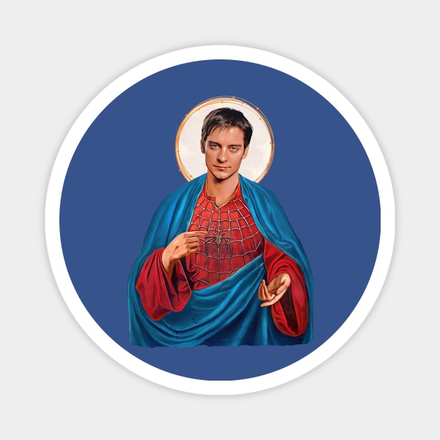 Saint tobey maguire Magnet by Gedogfx